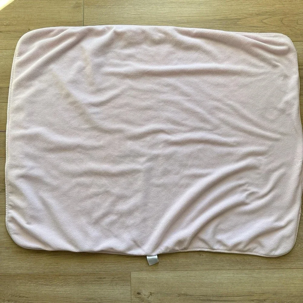 Just Born Baby Girl‎ Pink Butterflies Flowers Blanket Lovey Snuggle Soft VTG